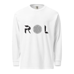 NEW - ROL Unisex White Long Sleeve Shirt w Fish on Back